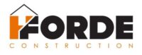 H Forde Construction & Joinery logo featuring company name in orange and black colors